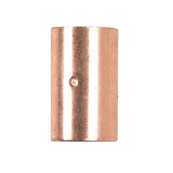 Acoplamiento NIBCO Mueller Streamline de 1/4 pulgadas Dia. Cobre con tope