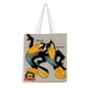 thumbnail image 1 of The Heckle and Jeckle Show Bolso de tela con estampado de lienzo para mujer, bolsa de compras reutilizable y estética, con cremallera interior, regalo para mujer,38*45cm., 1 of 6