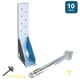 thumbnail image 1 of 10 ANCLAJES AN1-60 + 10 PERNOS EXPANSIÓN 1/2 X 7 + 100 TORNILLOS AUTOPERFORANTE 12-14 x 3/4, 1 of 1