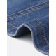 thumbnail image 5 of INSPIRE CHIC Chaleco de mezclilla para mujer sin mangas con cuello en V y botones, tops cortos, chaqueta de mezclilla casual de verano, S azul oscuro, 5 of 6