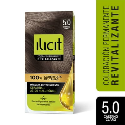 Coloración Cabello 5/0 Castaño Claro 45 G Ilicit