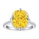 thumbnail image 1 of Anillo de Compromiso para Mujer de 6 Quilates con Corte Cojín Alargado, Plata Esterlina 925 con Circonia Cúbica, Anillos de Promesa de Boda para Ella y Su Esposa, 1 of 6