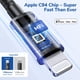 thumbnail image 3 of [Cargador de coche] Cargador de coche Syncwire para iPhone de 32 W con cable de 5 pies, 3 of 7