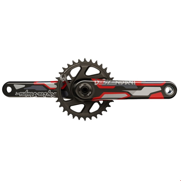 Volante SRAM Truvativ Descendant Colab Eagle DUB Boost 52mm 165mm 32T TLD Rojo