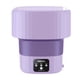 thumbnail image 2 of Lavadora Plegable De 9L, Lavadora De Ropa Portátil Para Acampar, Dormitorio, Exterior, Violeta, 2 of 5