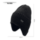 thumbnail image 4 of Gorro Beanie De Lana Adulto Con Cubre Orejas Unisex Negro, 4 of 5