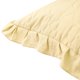 thumbnail image 5 of REGALWOVEN Funda de Almohada con Volantes Anchos, Juego de Fundas de Almohada de Cama con Cierre de Sobre, Set de 2, Reina Amarillo, 5 of 6