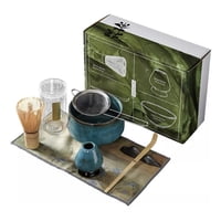 Genérica - Juego De Té Matcha Japonés Set De Batidor Tazón Herramientas Azul Claro