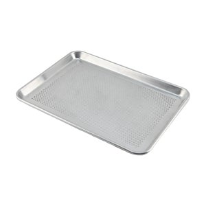 Magideal - Bandeja Perforada De Aluminio Para Hornear, Bandeja Reutilizable Fácil De Limpiar Para Pizza, Bandeja Para Galletas Para El Hogar, Cocina, Pastelería, 46X33Cm