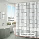 thumbnail image 1 of Upgrade Your Bathroom Decor with our Checkered PEVA Shower Curtain - Waterproof, Mildew-Proof, and Comes with 12 Hooks for Easy Installation!, 1 of 5