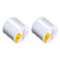 Bothyi - Cuerda Elástica Para Pulsera, 2 Uds., Proyectos De Bricolaje, Elaboración De Cuerdas Elásticas De Costura Fuerte, 1,2Mm X 55M, 0,5Mm X 100M