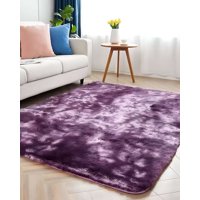 Teng Fei - Alfombra Grande Suave 240 X 200 Cm Primera Calidad Violeta