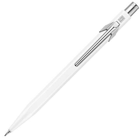 Caran D'Ache - Portamina Caran D Ache 844 Metal White