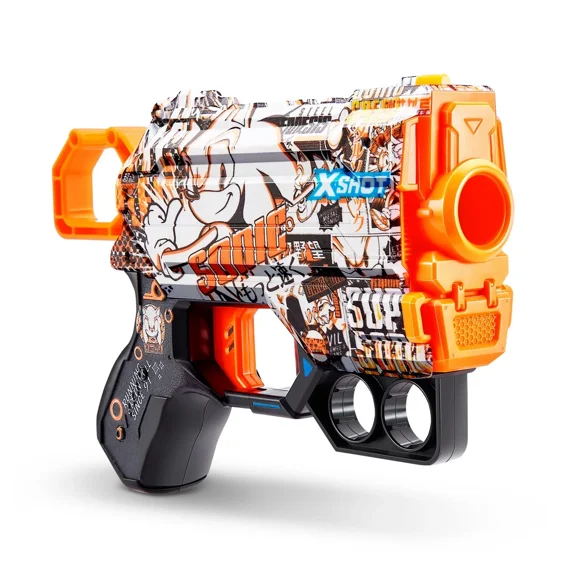 Lanzador de dardos X SHOT Skin Menace 8 dardos colección