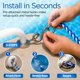 thumbnail image 3 of Cuerda de Seguridad para Piscina FibroPool 6 m con 8 Flotadores y Ganchos, 3 of 7