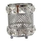 thumbnail image 3 of Soporte De Cristal Para Brochas De Maquillaje, Organizador De Bolígrafos, Accesorios De Boda, Decoración De Tocador Plateada, 3 of 5