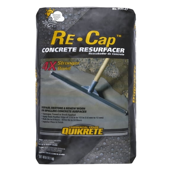 Revestimiento de hormigón Quikrete Re-Cap 18,14 kg