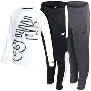 Chándal New Balance Para Niños De 3 Piezas, Tejido Gofrado, Térmico, 8-20