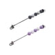 thumbnail image 2 of 2 Uds Tablero Ocupado Juguete Sensorial De Madera Habilidad Práctica Gris Violeta, 2 of 5