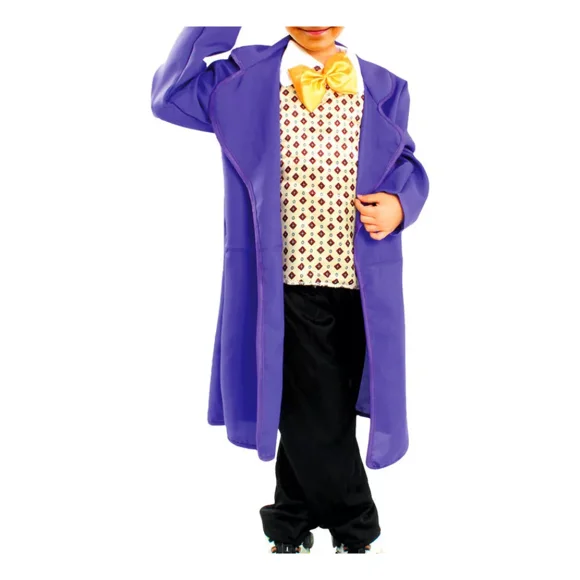 Disfraz willy wonka para niños