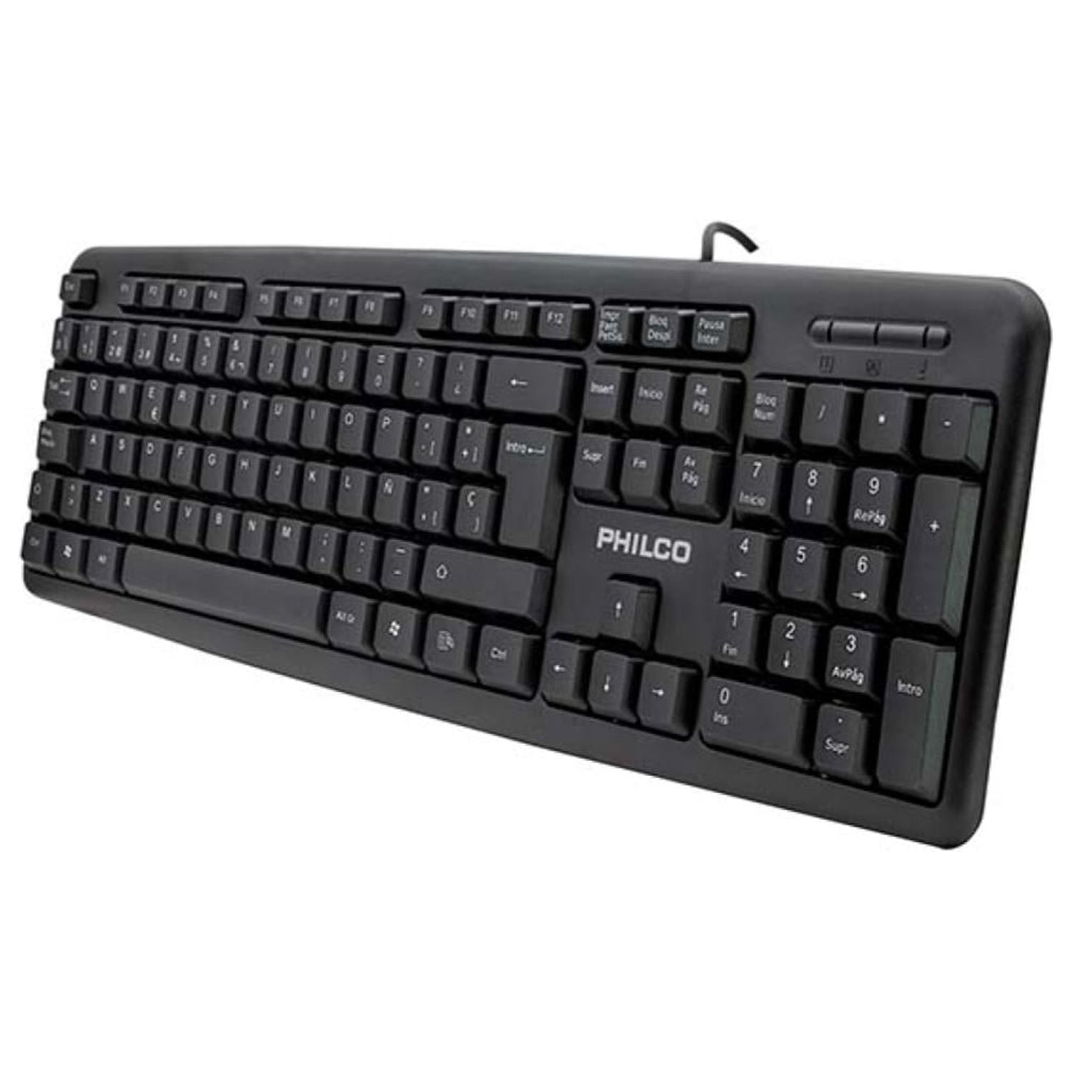 Philco - Teclado Standard Usb 105 Teclas Negro