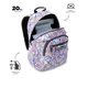 thumbnail image 5 of Mochila Escolar Totto Acuarela 20l Resistente Y Práctica 1I2, 5 of 6