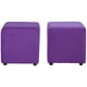 thumbnail image 1 of Set Pouf Cali 1c Felpa 30 Morado, 1 of 5