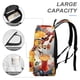 thumbnail image 4 of Pollitos en Fuga-theme Backpack, Campus style schoolbag Bookbag with Adjustable Shoulder Straps And Large Zip Compartment, Unisex Travel Bags.42x30x15cm, 4 of 6