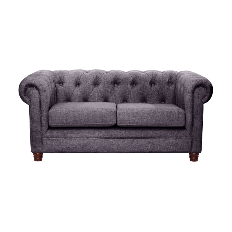 Latam Home - Sofa Florencia 2c Lino Gris Oscuro