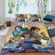 thumbnail image 2 of La Leyenda de Korra Conjunto de sábanas temático, trío de piezas, cómodo y amigable con la piel, diseño único, regalo de decoración para el hogar para familiares, amigos y fans,140cm *210cm, 2 of 6