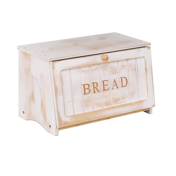 Caja de Pan de Madera Vintage HOMEKOKO 39x21x23 cm de Bambú