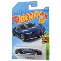 Coche Fundido A Presión Hot Wheels Exotics Bugatti Chiron 2016 Blue 1:64