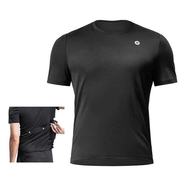 Tricota De Ciclismo Verano Rockbros Transpirable Bolsillos negro XL