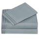 thumbnail image 4 of Juego de Sábanas 2 Plaza Bordada Microfibra Gris, 4 of 4