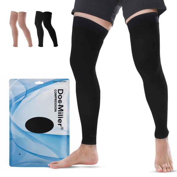 Calcetines de compresión Doc Miller hasta el muslo 15-20 mmHg (1 par)