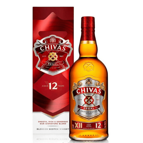 Whisky Chivas Regal 12 Años 40° 750cc