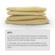 thumbnail image 5 of Esponjas de baño exfoliante orgánico natural Loofah Sponges METLUCK (paquete de 4), 5 of 7