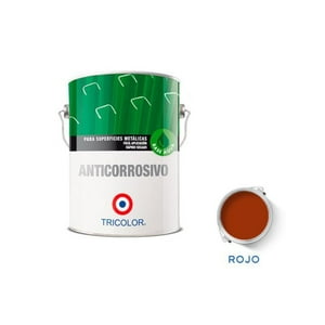 Tricolor - Anticorrosivo Base Agua Rojo 1Glmetal