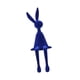 thumbnail image 3 of Figura De Conejo Sentado, Centro De Mesa, Adorno De Animal Para El Hogar, Escritorio, Hotel, Talla S, Azul, 3 of 5