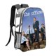 thumbnail image 1 of The OfficeMochila transparente temática, resistente y duradera, bolsa see-through para trabajo, deporte, universidad y viaje, 31 × 43 cm, 1 of 6