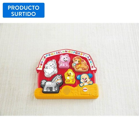 Juego Didáctico Fisher-Price Ríe y Aprende Rompecabezas Sonidos Animales 1+