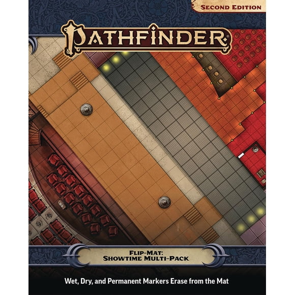 Paquete múltiple de Flip-Mat Showtime Pathfinder de Paizo