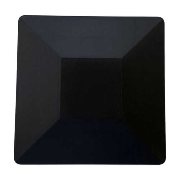 Remate para poste Nuvo Iron 15 x 15 cm, plástico rígido negro