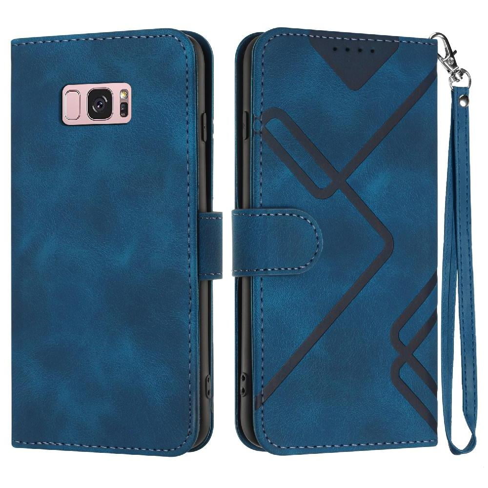 Funda Foxdock Para Samsung Galaxy S8 – Tipo Libro Con Soporte, Billetera, Correa Y Diseño Elegante