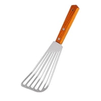 Magideal - Pala Para Parrilla De Acero Inoxidable, Pala Para Pescado, Pala Para Freír En La Cocina, Pala Para Wok, Pala Ranurada Para Cocinar Barbacoa, Uso Domés