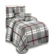 thumbnail image 2 of Cubrecamade Verano 2 Plazas Diseño Cuadros Gris, 2 of 4