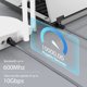 thumbnail image 3 of Cable Ethernet MORELECS Cat 7 de nailon trenzado de 9,1 m, 3 of 7