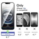 thumbnail image 2 of Protector de pantalla NEW'C de vidrio templado para iPhone 16e (paquete de 3), 2 of 8