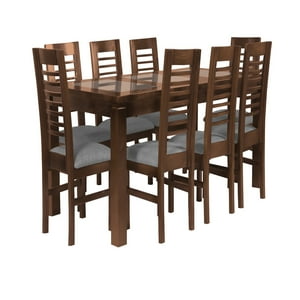 Koliat - Juego De Comedor Florencia 8S Nogal