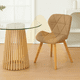 thumbnail image 2 of Pack 4 Sillas Para Comedor Aviador Radar Tapiz Lino Base Madera - Beige, 2 of 3